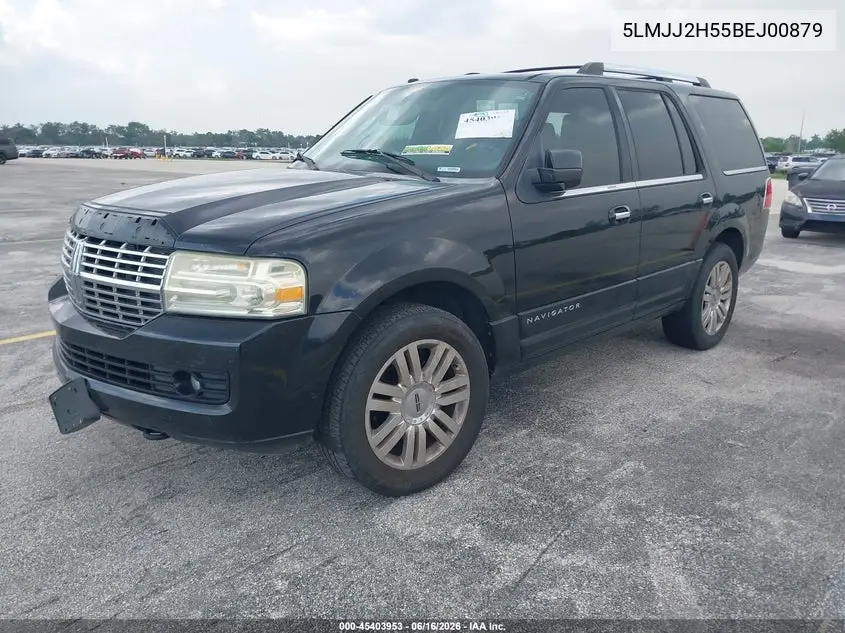 2011 Lincoln Navigator VIN: 5LMJJ2H55BEJ00879 Lot: 45403953