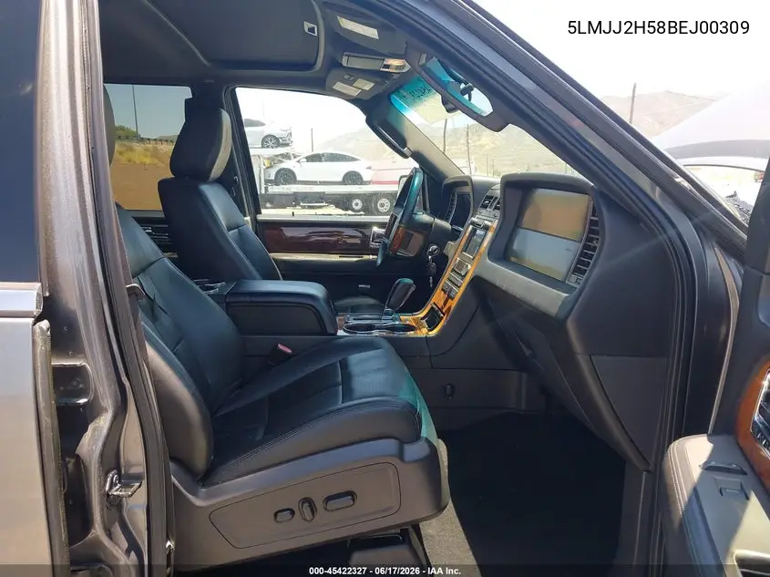 2011 Lincoln Navigator VIN: 5LMJJ2H58BEJ00309 Lot: 45422327