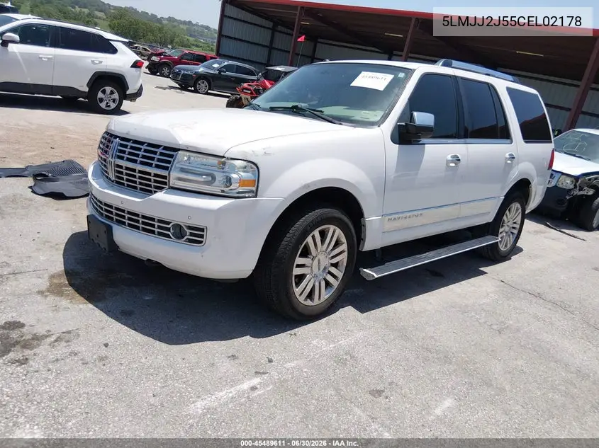 2012 Lincoln Navigator VIN: 5LMJJ2J55CEL02178 Lot: 45489611