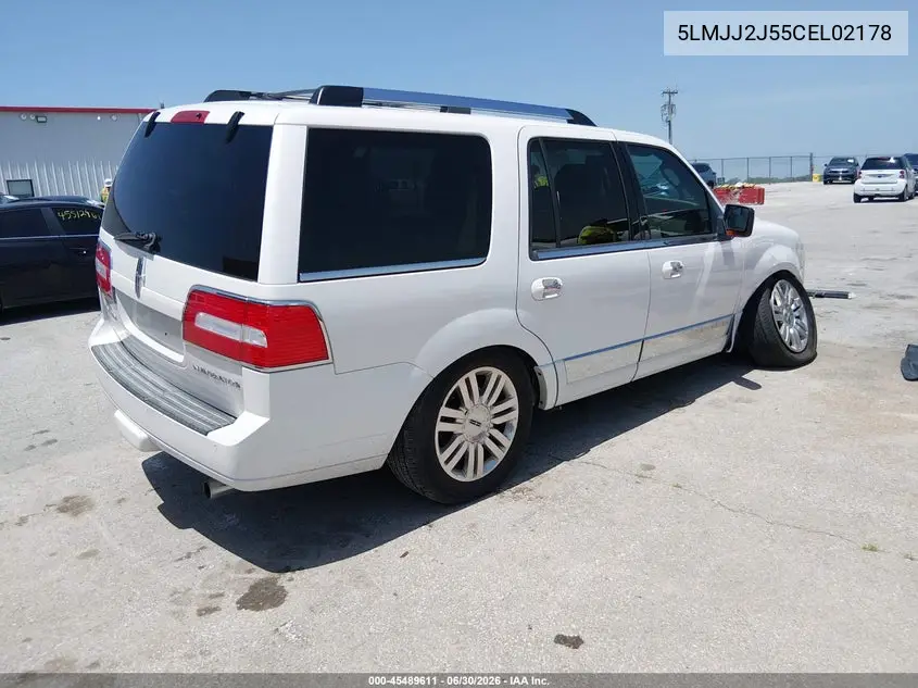 2012 Lincoln Navigator VIN: 5LMJJ2J55CEL02178 Lot: 45489611