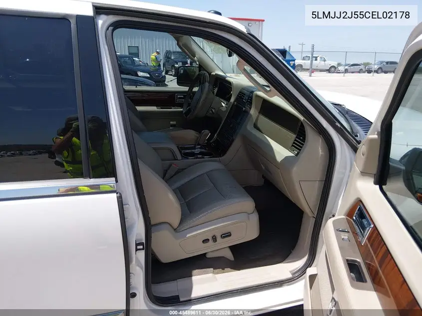 2012 Lincoln Navigator VIN: 5LMJJ2J55CEL02178 Lot: 45489611