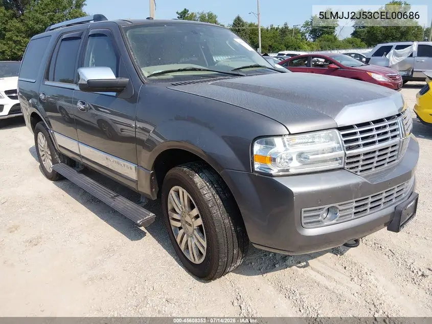 2012 Lincoln Navigator VIN: 5LMJJ2J53CEL00686 Lot: 45608353