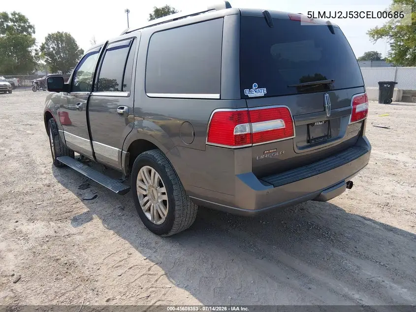 2012 Lincoln Navigator VIN: 5LMJJ2J53CEL00686 Lot: 45608353
