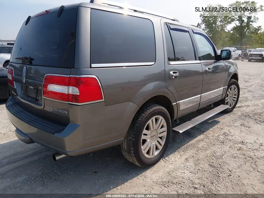 2012 Lincoln Navigator VIN: 5LMJJ2J53CEL00686 Lot: 45608353