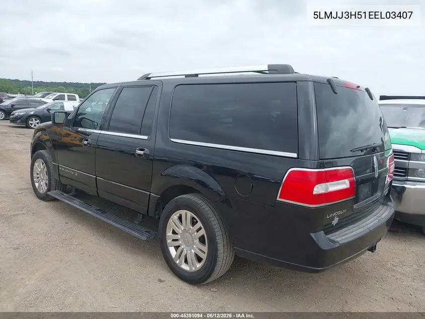 2014 Lincoln Navigator L VIN: 5LMJJ3H51EEL03407 Lot: 45351094