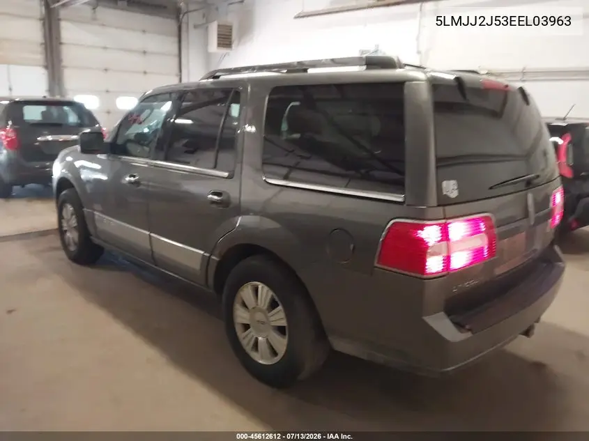 2014 Lincoln Navigator VIN: 5LMJJ2J53EEL03963 Lot: 45612612