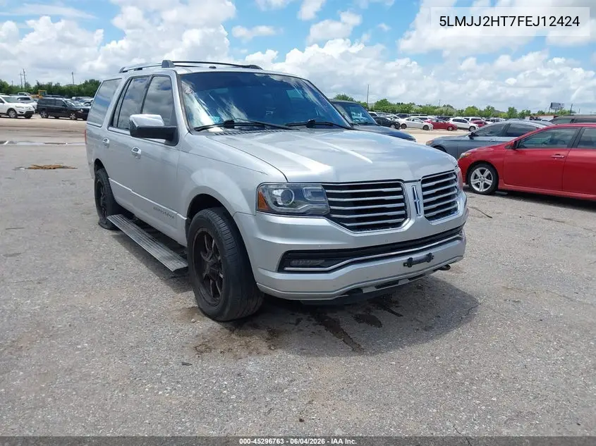 2015 Lincoln Navigator VIN: 5LMJJ2HT7FEJ12424 Lot: 45296763