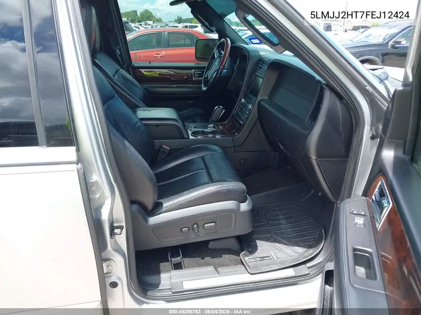2015 Lincoln Navigator VIN: 5LMJJ2HT7FEJ12424 Lot: 45296763