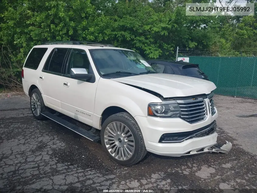 2015 Lincoln Navigator VIN: 5LMJJ2HT9FEJ05992 Lot: 45320932