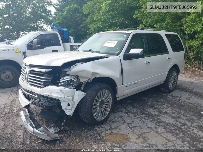 2015 Lincoln Navigator VIN: 5LMJJ2HT9FEJ05992 Lot: 45320932