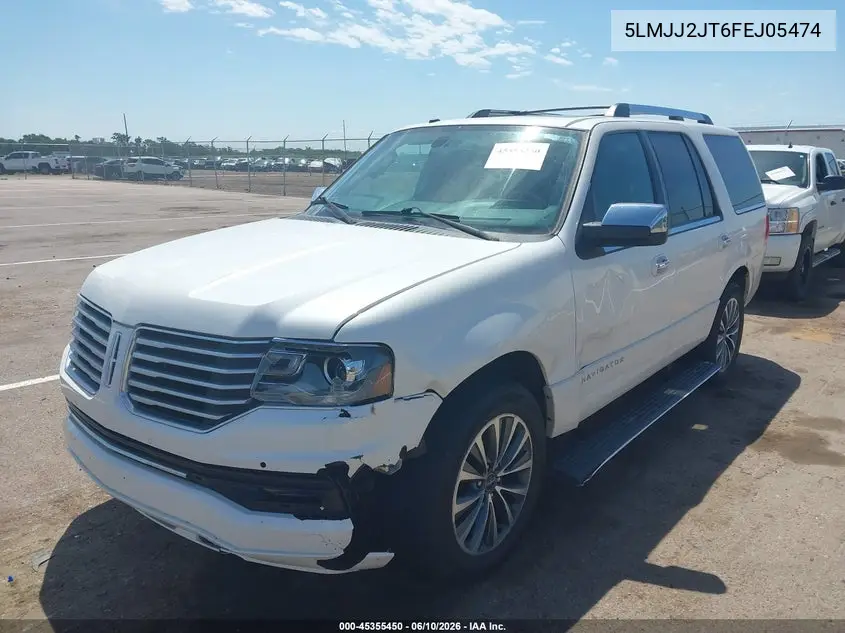2015 Lincoln Navigator VIN: 5LMJJ2JT6FEJ05474 Lot: 45355450