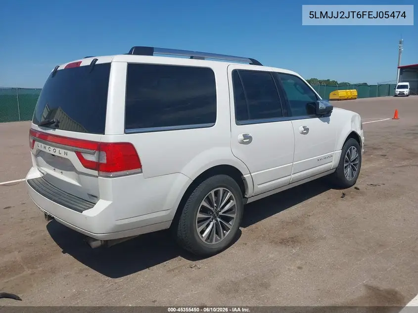 2015 Lincoln Navigator VIN: 5LMJJ2JT6FEJ05474 Lot: 45355450