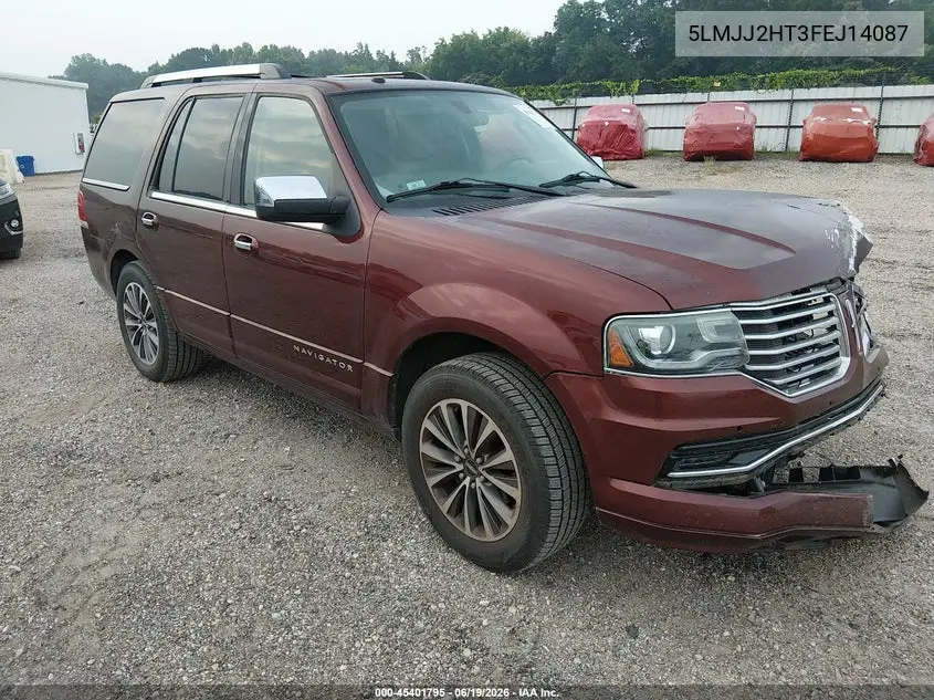 2015 Lincoln Navigator VIN: 5LMJJ2HT3FEJ14087 Lot: 45401795