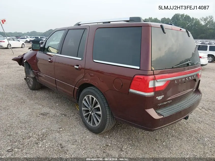 2015 Lincoln Navigator VIN: 5LMJJ2HT3FEJ14087 Lot: 45401795