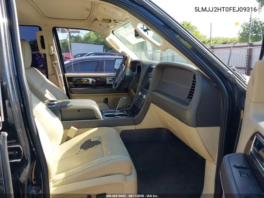 2015 Lincoln Navigator VIN: 5LMJJ2HT0FEJ09316 Lot: 45410402