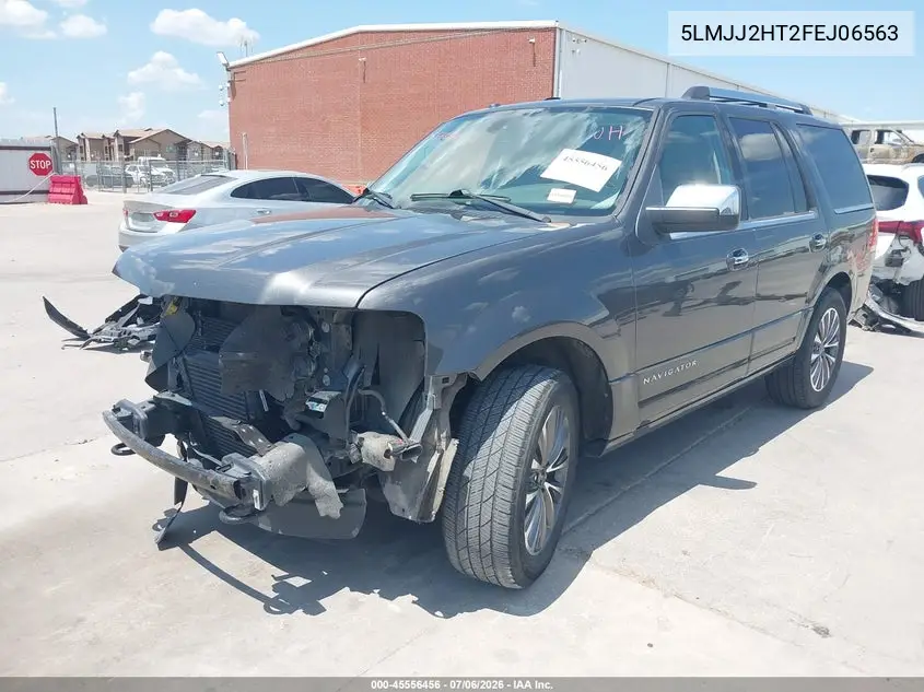 2015 Lincoln Navigator VIN: 5LMJJ2HT2FEJ06563 Lot: 45556456