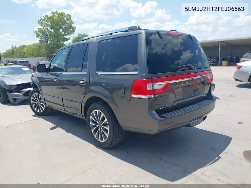 2015 Lincoln Navigator VIN: 5LMJJ2HT2FEJ06563 Lot: 45556456