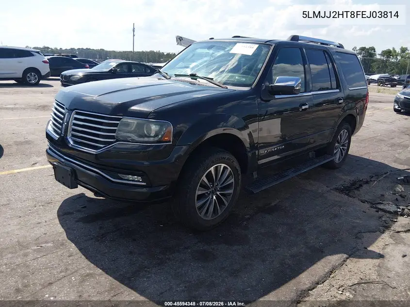 2015 Lincoln Navigator VIN: 5LMJJ2HT8FEJ03814 Lot: 45594348