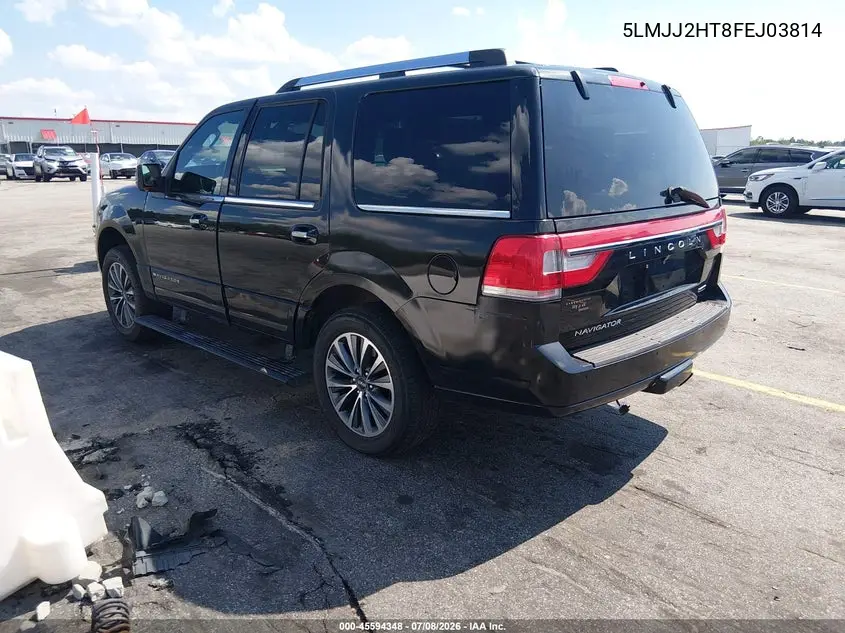 2015 Lincoln Navigator VIN: 5LMJJ2HT8FEJ03814 Lot: 45594348