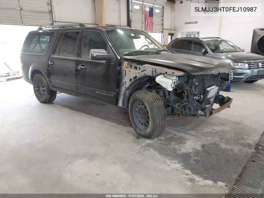 2015 Lincoln Navigator L VIN: 5LMJJ3HT0FEJ10987 Lot: 45685630