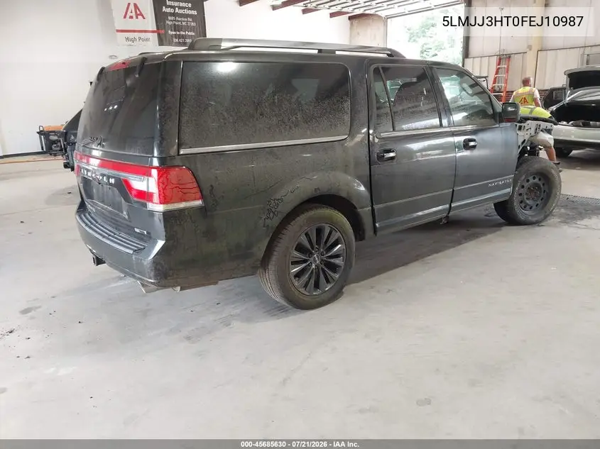 2015 Lincoln Navigator L VIN: 5LMJJ3HT0FEJ10987 Lot: 45685630