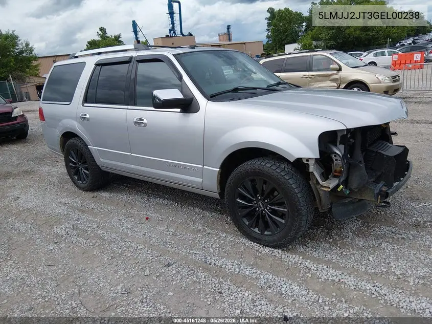 2016 Lincoln Navigator Select VIN: 5LMJJ2JT3GEL00238 Lot: 45161248