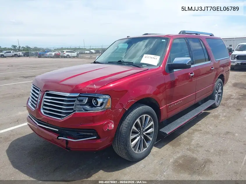 2016 Lincoln Navigator L Select VIN: 5LMJJ3JT7GEL06789 Lot: 45276561