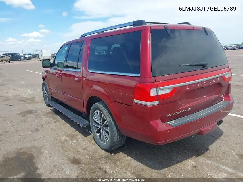 2016 Lincoln Navigator L Select VIN: 5LMJJ3JT7GEL06789 Lot: 45276561