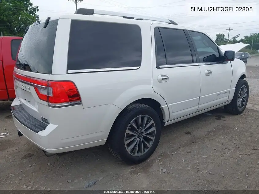 2016 Lincoln Navigator Select VIN: 5LMJJ2HT3GEL02805 Lot: 45323443