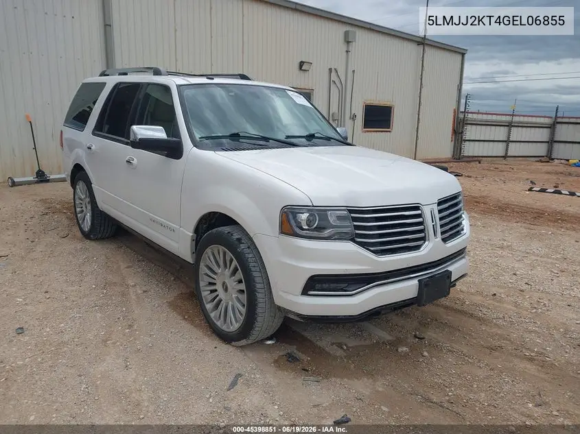 2016 Lincoln Navigator Reserve VIN: 5LMJJ2KT4GEL06855 Lot: 45398851