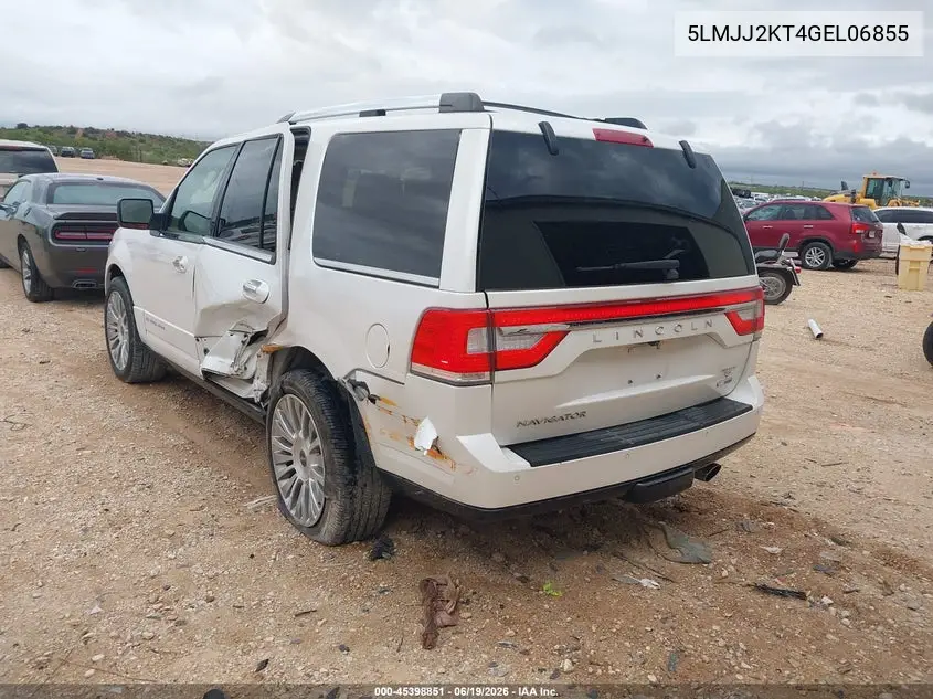 2016 Lincoln Navigator Reserve VIN: 5LMJJ2KT4GEL06855 Lot: 45398851