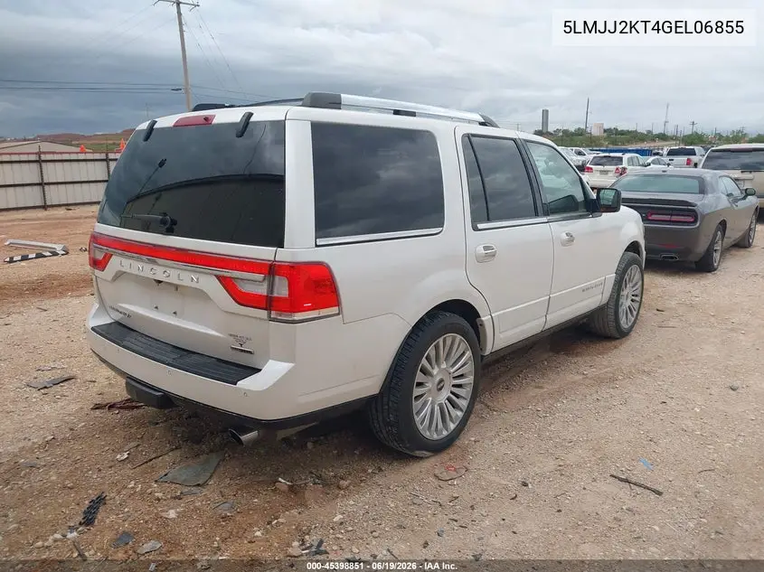 2016 Lincoln Navigator Reserve VIN: 5LMJJ2KT4GEL06855 Lot: 45398851