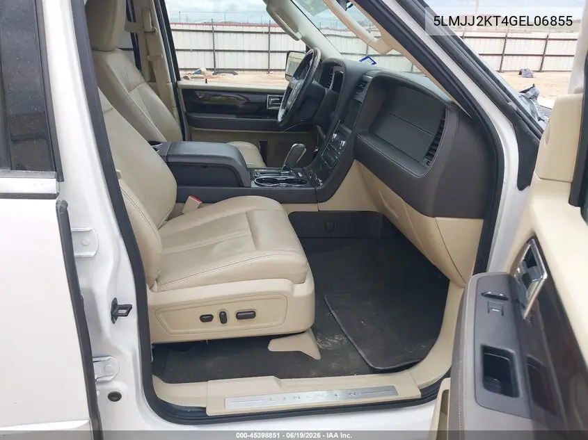 2016 Lincoln Navigator Reserve VIN: 5LMJJ2KT4GEL06855 Lot: 45398851