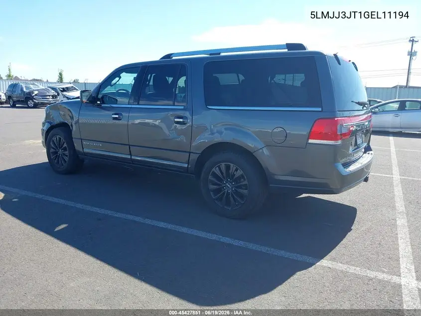 2016 Lincoln Navigator L Select VIN: 5LMJJ3JT1GEL11194 Lot: 45427851