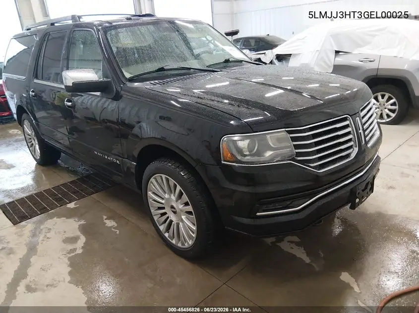 2016 Lincoln Navigator L Select VIN: 5LMJJ3HT3GEL00025 Lot: 45456826