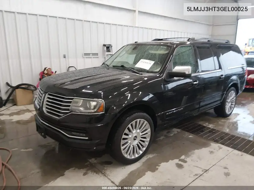 2016 Lincoln Navigator L Select VIN: 5LMJJ3HT3GEL00025 Lot: 45456826