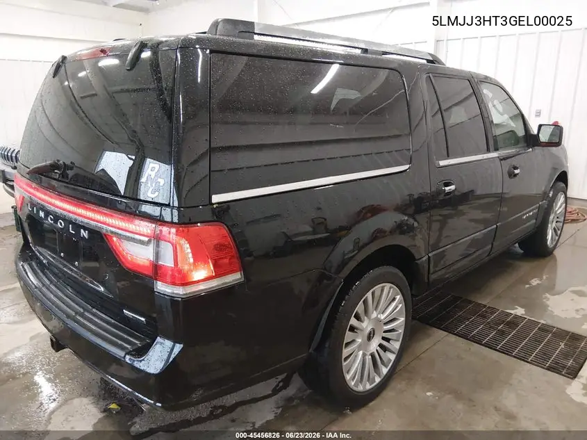 2016 Lincoln Navigator L Select VIN: 5LMJJ3HT3GEL00025 Lot: 45456826
