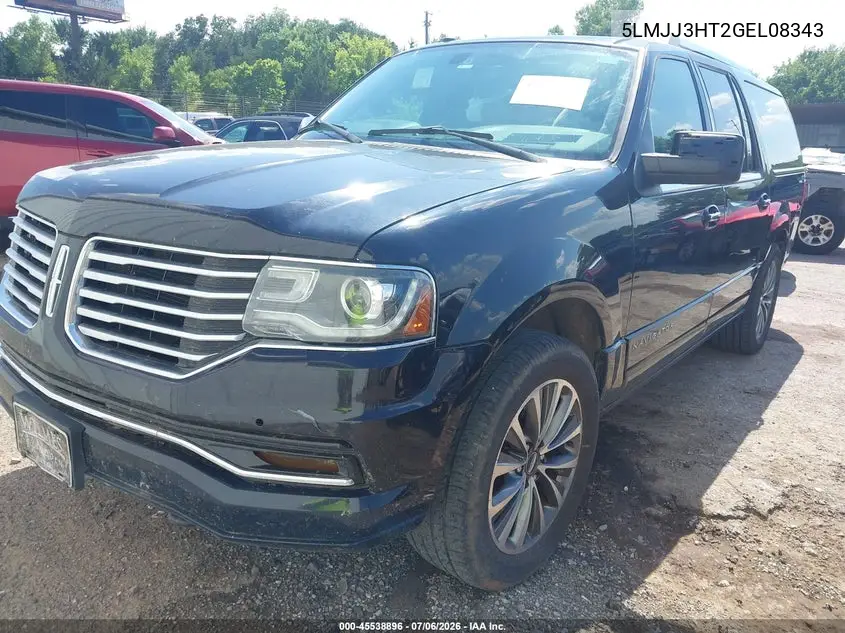 2016 Lincoln Navigator L Select VIN: 5LMJJ3HT2GEL08343 Lot: 45538896