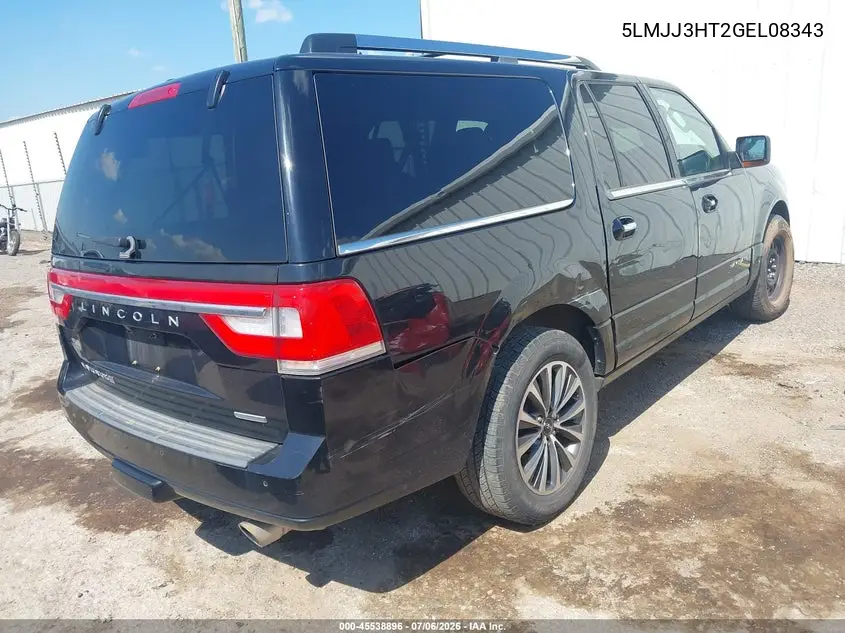2016 Lincoln Navigator L Select VIN: 5LMJJ3HT2GEL08343 Lot: 45538896