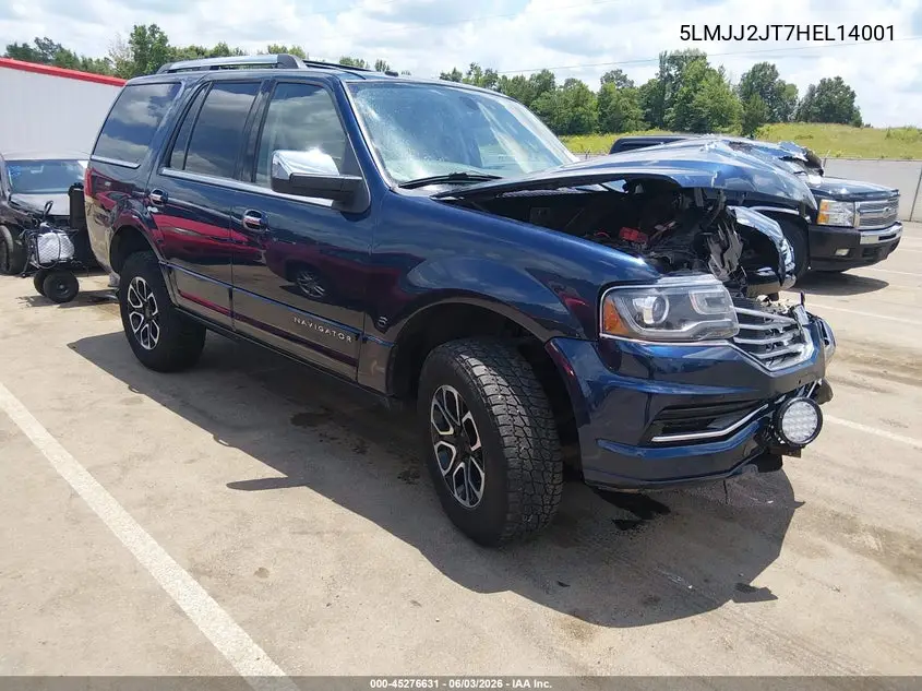 2017 Lincoln Navigator Select VIN: 5LMJJ2JT7HEL14001 Lot: 45276631