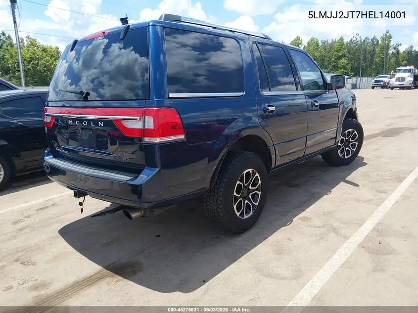 2017 Lincoln Navigator Select VIN: 5LMJJ2JT7HEL14001 Lot: 45276631