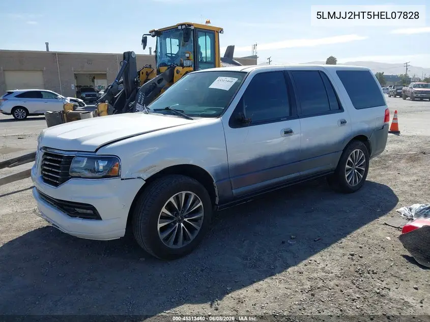 2017 Lincoln Navigator Select VIN: 5LMJJ2HT5HEL07828 Lot: 45313460