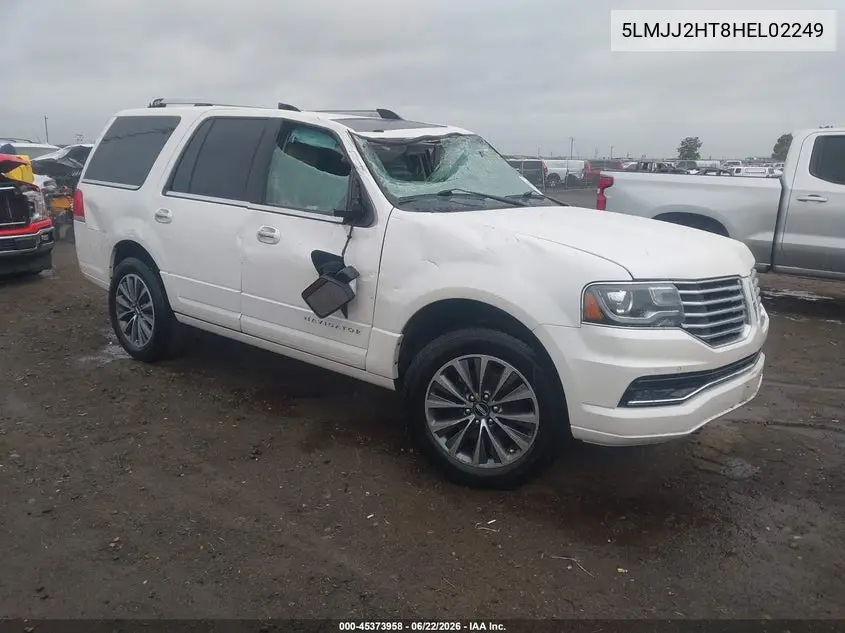2017 Lincoln Navigator Select VIN: 5LMJJ2HT8HEL02249 Lot: 45373958