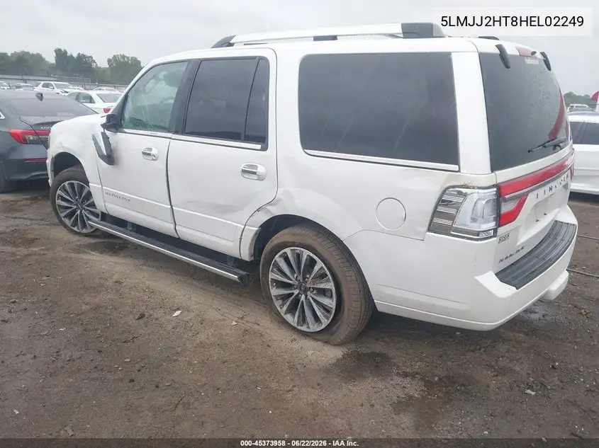 2017 Lincoln Navigator Select VIN: 5LMJJ2HT8HEL02249 Lot: 45373958