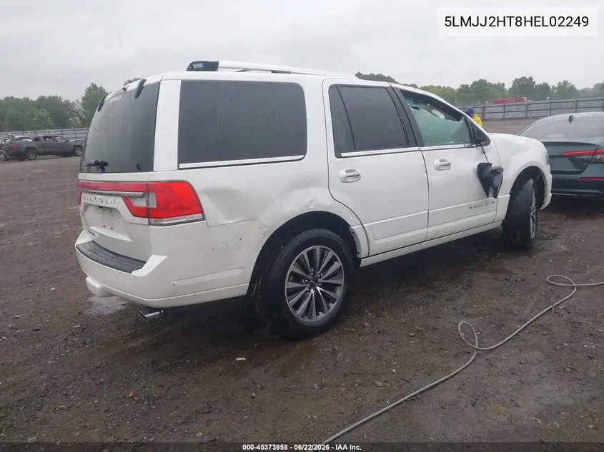 2017 Lincoln Navigator Select VIN: 5LMJJ2HT8HEL02249 Lot: 45373958