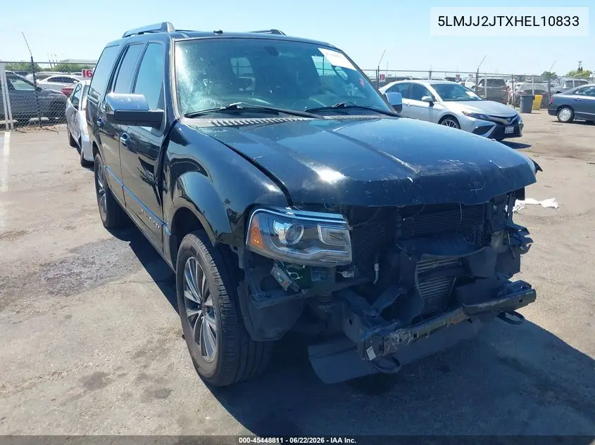 2017 Lincoln Navigator Select VIN: 5LMJJ2JTXHEL10833 Lot: 45448811