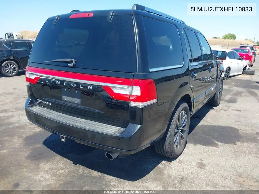 2017 Lincoln Navigator Select VIN: 5LMJJ2JTXHEL10833 Lot: 45448811