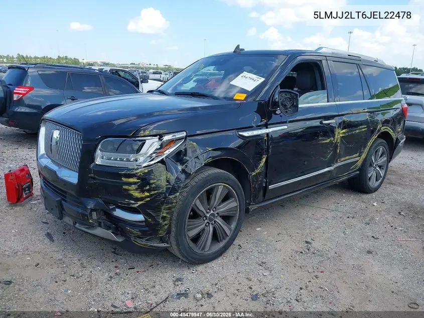 2018 Lincoln Navigator Reserve VIN: 5LMJJ2LT6JEL22478 Lot: 45479947