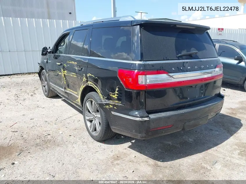 2018 Lincoln Navigator Reserve VIN: 5LMJJ2LT6JEL22478 Lot: 45479947