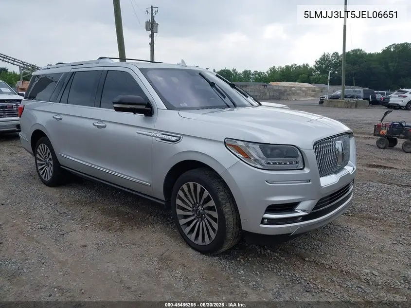 2018 Lincoln Navigator L Reserve VIN: 5LMJJ3LT5JEL06651 Lot: 45486265